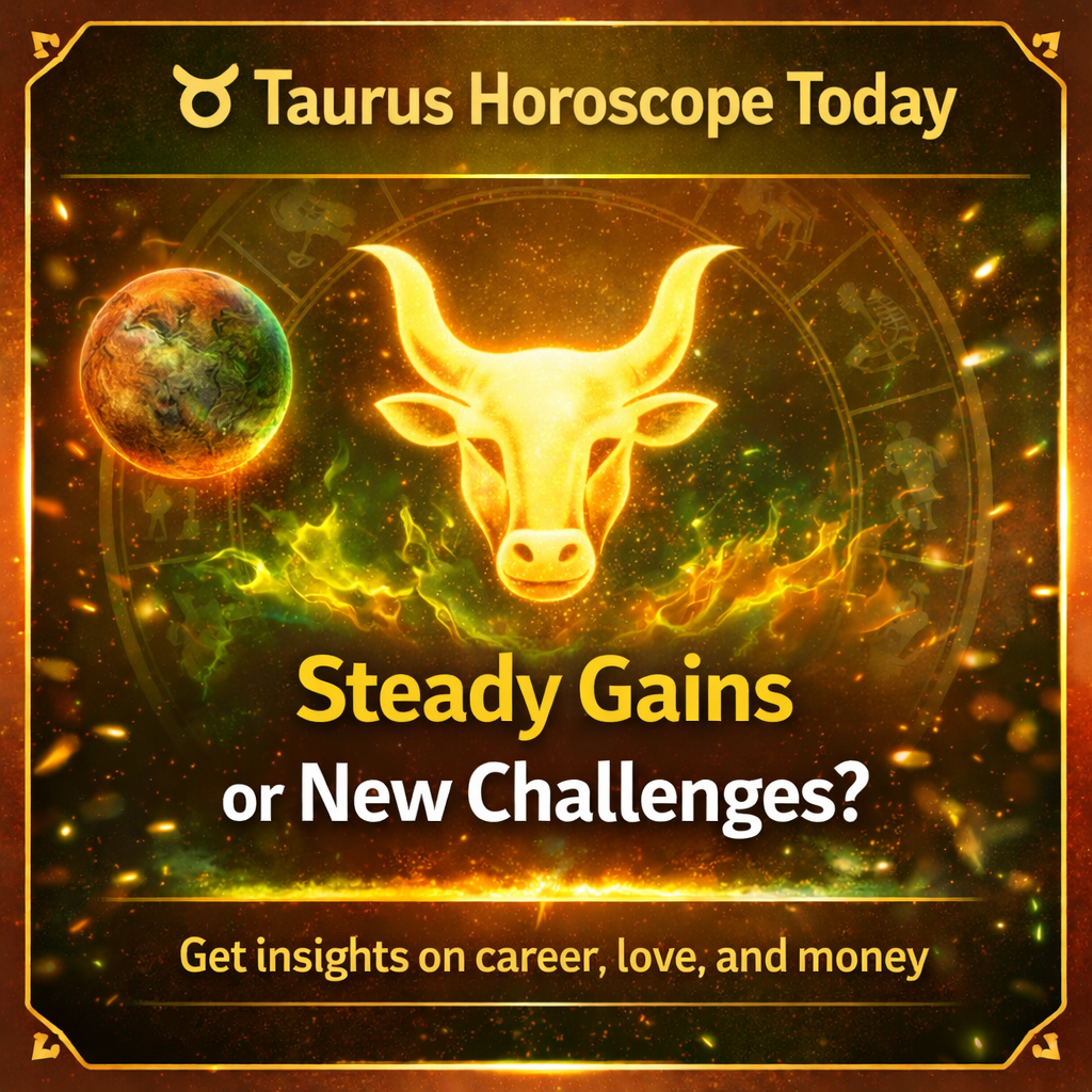 वृषभ राशि आज