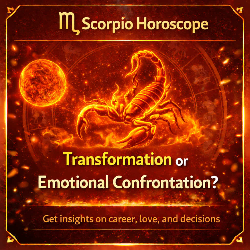 Scorpio वृश्चिक राशि आज