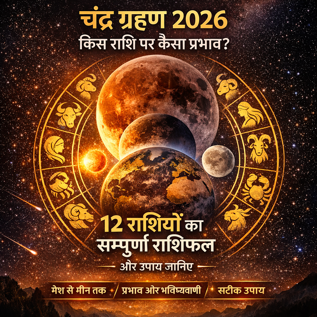 चंद्र ग्रहण 2026: किस राशि पर कैसा प्रभाव?