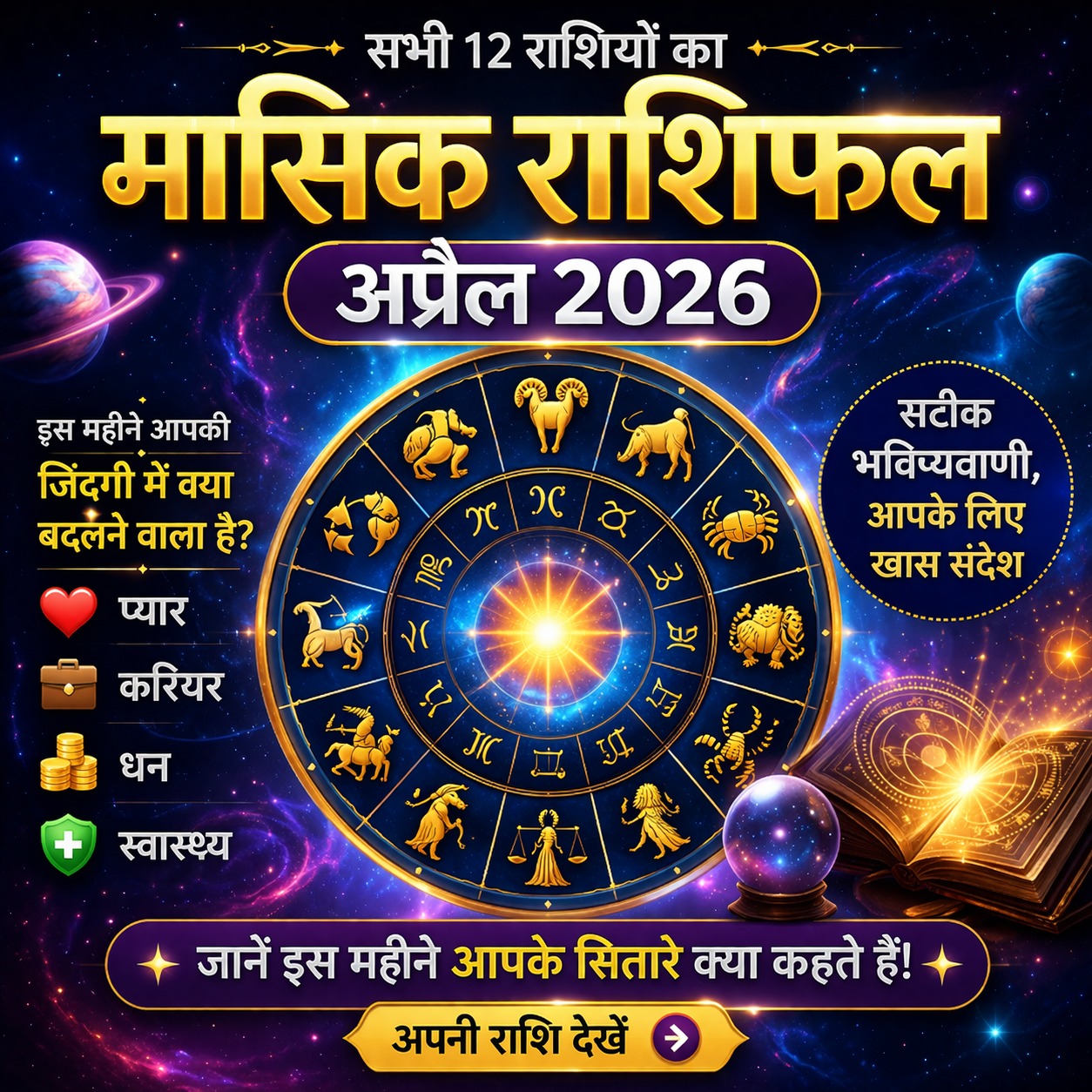 अप्रैल 2026 राशिफल